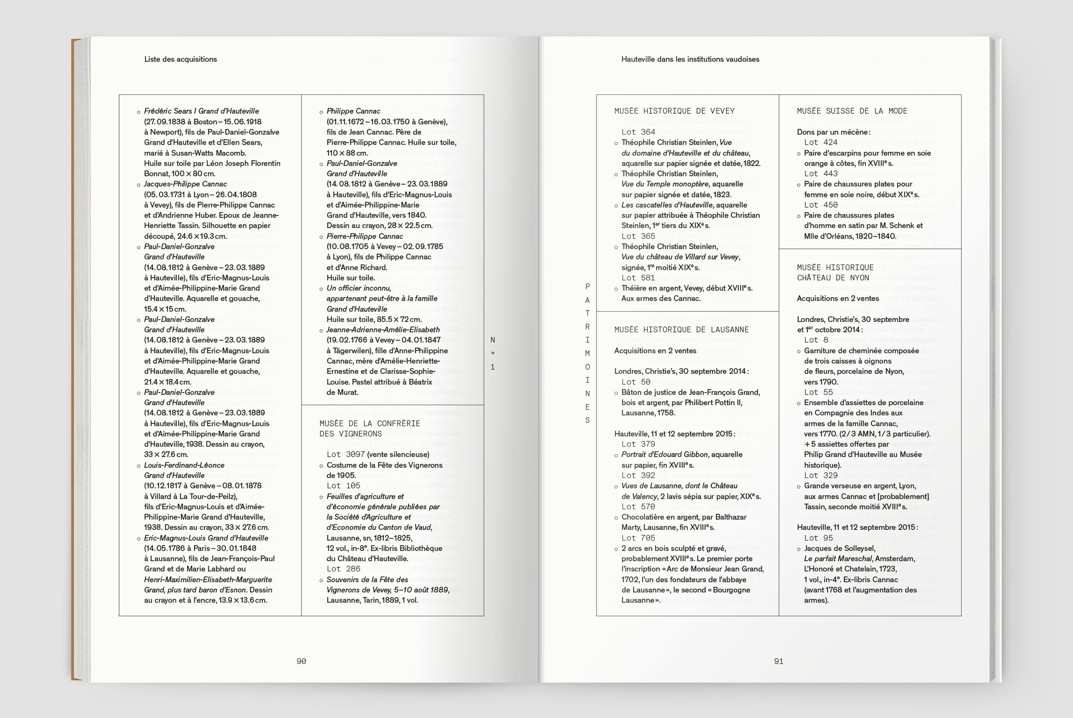 Patrimoines N°1