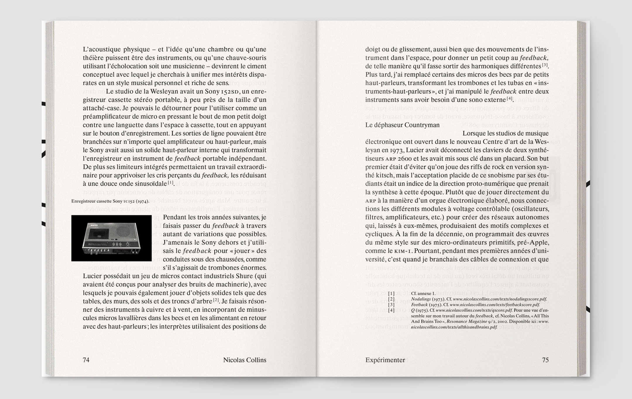 Nicolas Collins, Micro Analyses