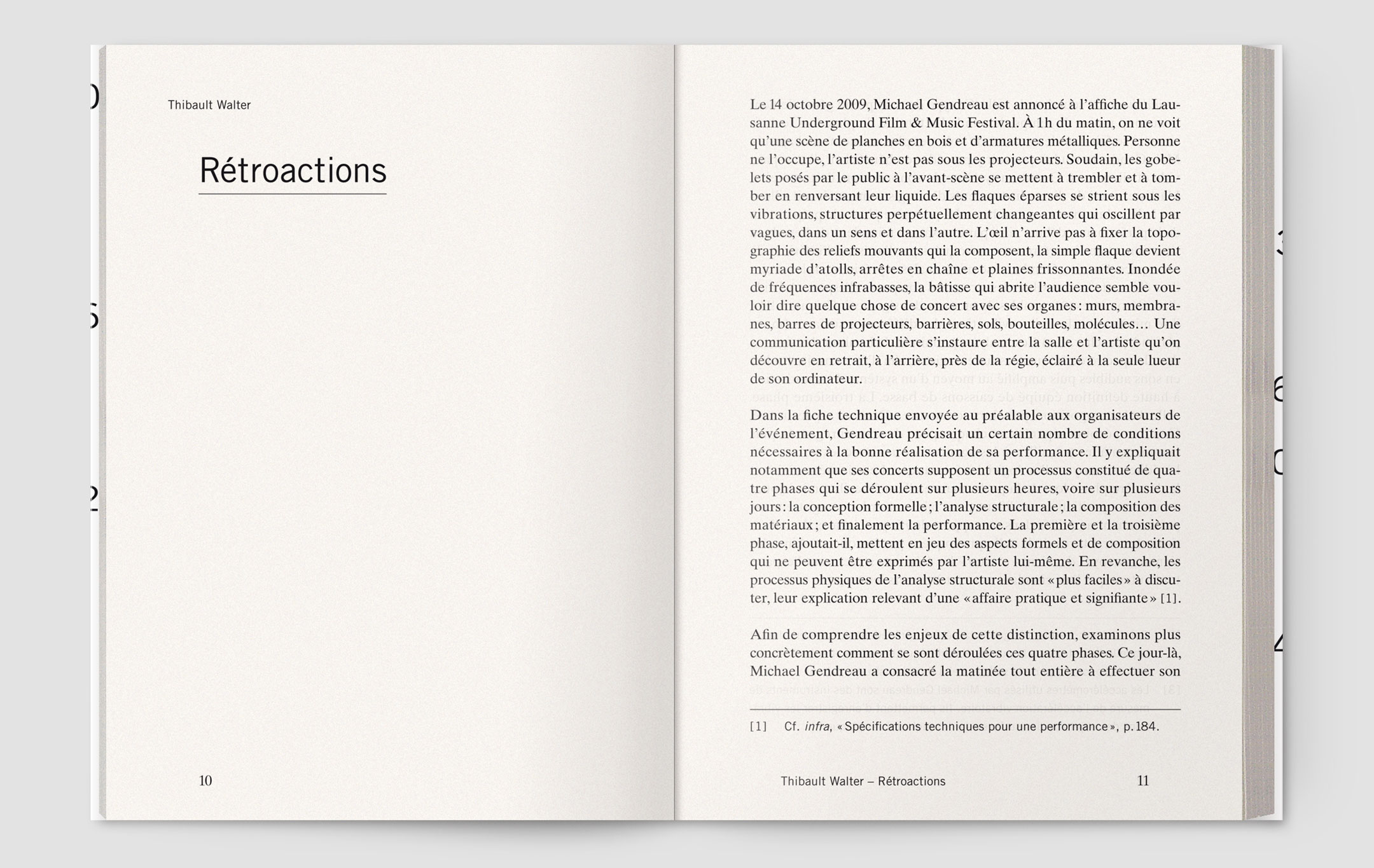 Michael Gendreau, Parataxes
