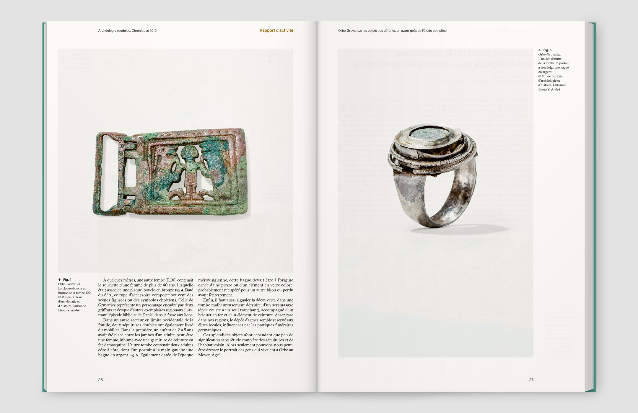Archéologie vaudoise. Chroniques 2019